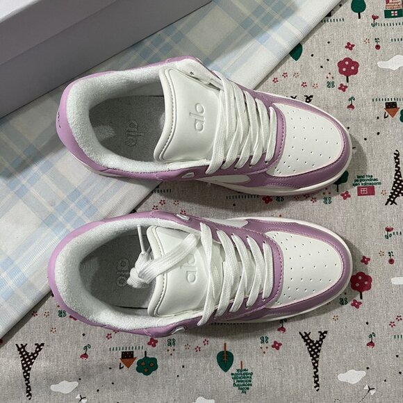 Alo Yoga Pink And White Platform Sneakers - Picture 2 of 7